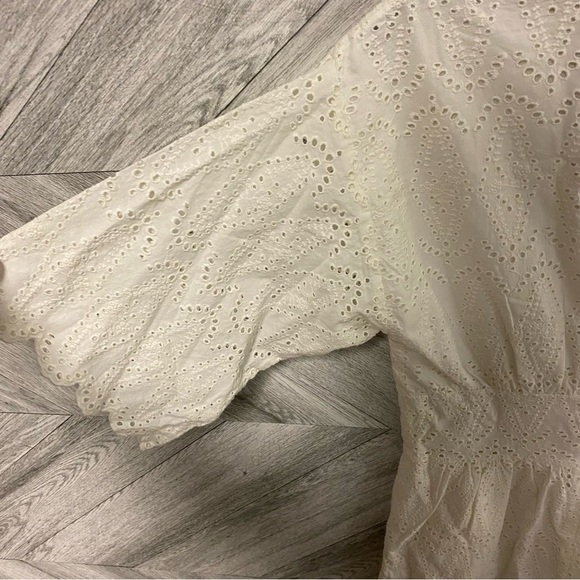 Notes Du Nord | OMIA Playsuit Romper White Crochet - Picture 8 of 11